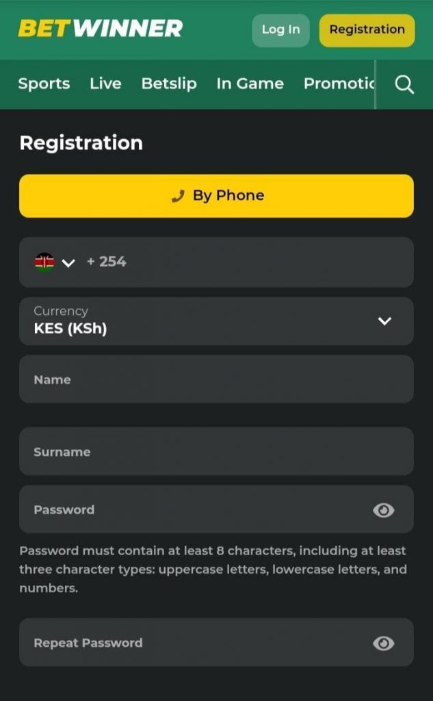 Betwinner App for iOS 1